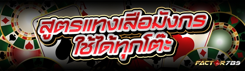 สูตรแทงเสือมังกร